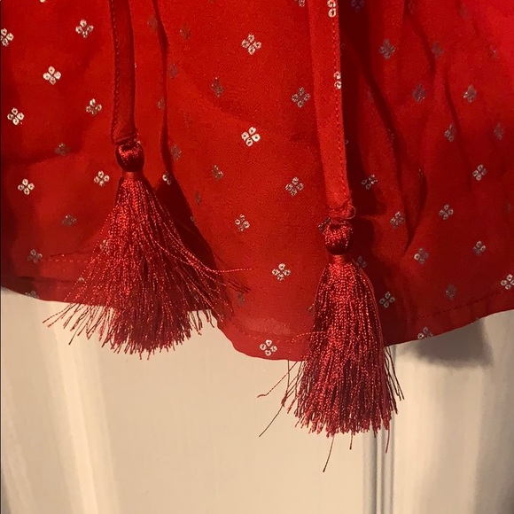 Faded Glory Red Blouse - Picture 4 of 5